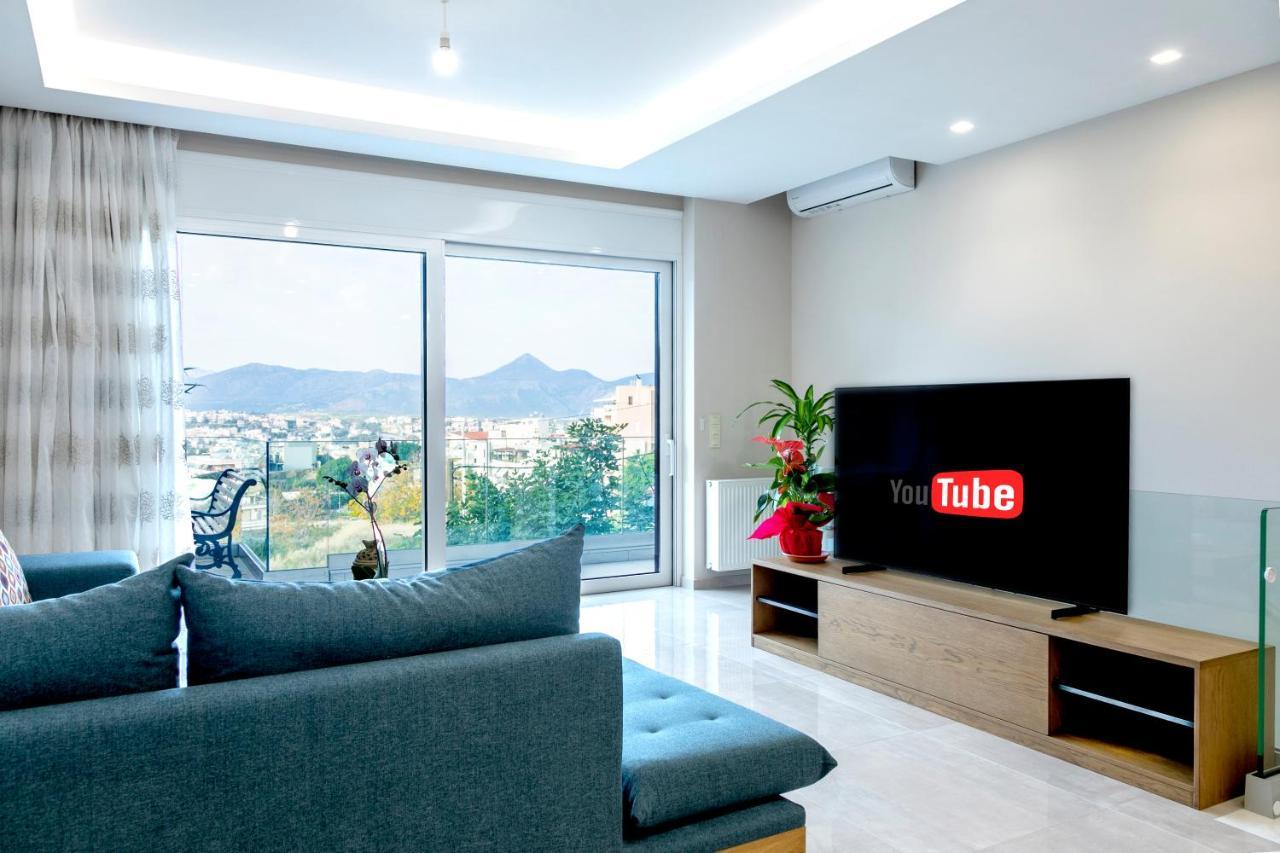 Stylist House With Amazing View Leilighet Iraklio Eksteriør bilde